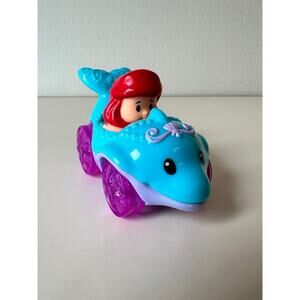 Fisher-Price Little People Wheelies Disney Princess Ariel Little Mermaid Dolphin